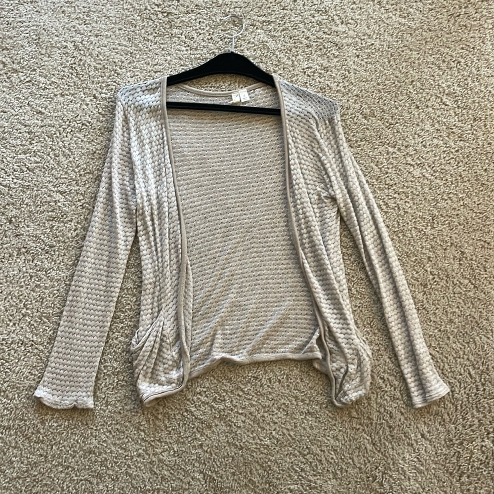 Cream and Silver Sparkly Cardigan